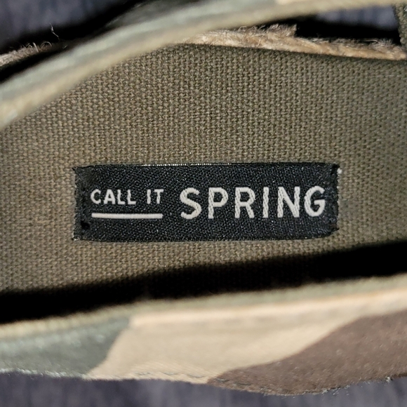 💞 8.5 | Call It Spring | Espadrille Tie-Up Open Toe & Ankle Wedge Heels - Picture 8 of 10